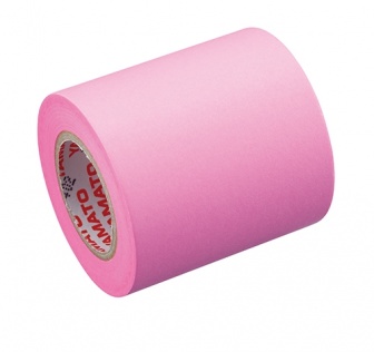 Refill for Memoc Roll Tape (Self-Stick Paper Tape) Fluorescent color  50mm width (one roll-pack)