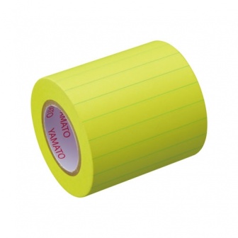 Refill for Memoc Roll Tape squared/lined paper (Self-Stick Paper Notes) A Fluorescent color 50mm width roll with a dispenser